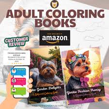 Yorkie Fashion Frenzy coloring book banner