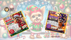 YorkieShoutouts seasonal fun pack bundle with Halloween and Christmas printable coloring pages